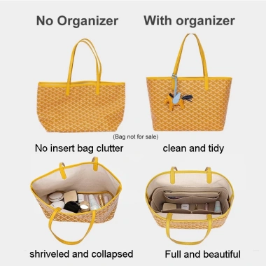 Evertoner Nỉ Chèn Tổ Chức Tote GM PM – Túi Du Lịch Mỹ Phẩm Lót Shaper Giá 26.999₫ 7