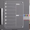 EXPO LIMIT Lịch tủ lạnh acrylic 8 bút, bảng ghi chú trong suốt, tháo rời 2