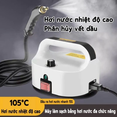 EXYT Máy Hơi Nước Cầm Tay 105°C, 6 Mức Áp, Phun 15s, Đầu Chổi Đa Năng - Diệt Khuẩn, Làm Sạch Toàn Diện 2 EXYT Máy Hơi Nước Cầm Tay 105°C, 6 Mức Áp, Phun 15s, Đầu Chổi Đa Năng - Diệt Khuẩn, Làm Sạch Toàn Diện 2