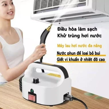 EXYT Máy Hơi Nước Cầm Tay 105°C, 6 Mức Áp, Phun 15s, Đầu Chổi Đa Năng - Diệt Khuẩn, Làm Sạch Toàn Diện 3 EXYT Máy Hơi Nước Cầm Tay 105°C, 6 Mức Áp, Phun 15s, Đầu Chổi Đa Năng - Diệt Khuẩn, Làm Sạch Toàn Diện 3