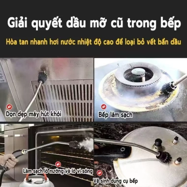 EXYT Máy Hơi Nước Cầm Tay 105°C, 6 Mức Áp, Phun 15s, Đầu Chổi Đa Năng - Diệt Khuẩn, Làm Sạch Toàn Diện 7 EXYT Máy Hơi Nước Cầm Tay 105°C, 6 Mức Áp, Phun 15s, Đầu Chổi Đa Năng - Diệt Khuẩn, Làm Sạch Toàn Diện 7