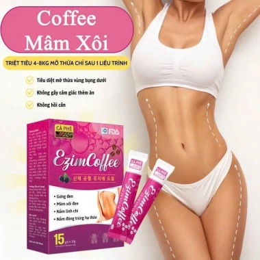 EZIM COFFEE 15 gói Cà Phê Đông Trùng Hạ Thảo giảm cân - Giá chỉ 51.000₫ 2