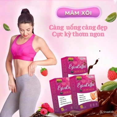 EZIM COFFEE 15 gói Cà Phê Đông Trùng Hạ Thảo giảm cân - Giá chỉ 51.000₫ 5