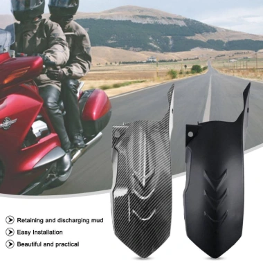 Fanmaodz Lốp Hugger Carbon Trắng cho Honda Click 125i/150i V3 V2 - Bảo Vệ Bùn Xe