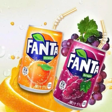 Fanta Mini Nhật Bản 160ml Vị Cam/Nho – Lon Nhỏ Tiện Lợi, Hương Trái Cây Sảng Khoái, 17.500₫ 2 Fanta Mini Nhật Bản 160ml Vị Cam/Nho – Lon Nhỏ Tiện Lợi, Hương Trái Cây Sảng Khoái, 17.500₫ 2