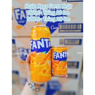 Fanta Nhật 160ml Thùng 30 lon - Nước ngọt hương vị Nhật, giá ưu đãi 500k, giảm 115k 3