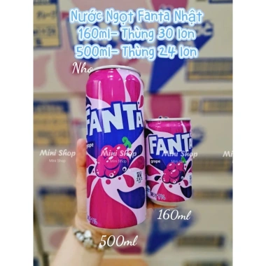 Fanta Nhật 160ml Thùng 30 lon - Nước ngọt hương vị Nhật, giá ưu đãi 500k, giảm 115k 4