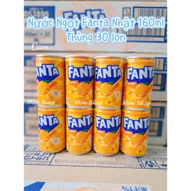 Fanta Nhật 160ml Thùng 30 lon - Nước ngọt hương vị Nhật, giá ưu đãi 500k, giảm 115k 7