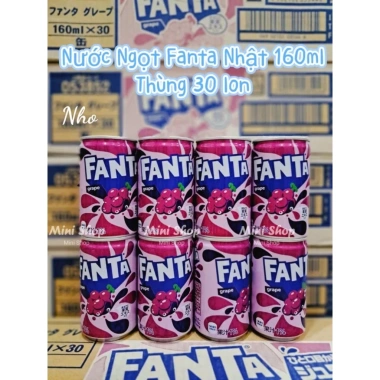 Fanta Nhật 160ml Thùng 30 lon - Nước ngọt hương vị Nhật, giá ưu đãi 500k, giảm 115k 8