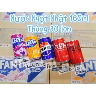 Fanta Nhật 160ml Thùng 30 lon - Nước ngọt hương vị Nhật, giá ưu đãi 500k, giảm 115k 9