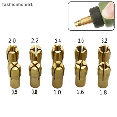 Fas bộ 7/12 đồng thau collet micro khoan tự siết, chuyển đổi chuck 2-5mm không chìa khóa 2 Fas bộ 7/12 đồng thau collet micro khoan tự siết, chuyển đổi chuck 2-5mm không chìa khóa 2