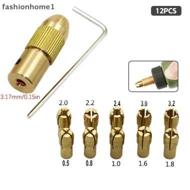 Fas bộ 7/12 đồng thau collet micro khoan tự siết, chuyển đổi chuck 2-5mm không chìa khóa 11 Fas bộ 7/12 đồng thau collet micro khoan tự siết, chuyển đổi chuck 2-5mm không chìa khóa 11
