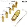 Fas bộ 7/12 đồng thau collet micro khoan tự siết, chuyển đổi chuck 2-5mm không chìa khóa 13