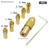 Fas bộ 7/12 đồng thau collet micro khoan tự siết, chuyển đổi chuck 2-5mm không chìa khóa 16