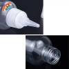 FAS Chai Nhỏ Giọt Bóp Nhựa Trong Suốt 10‑200ml Nắp Vít Mắt, Hộp Đựng Mực Dầu