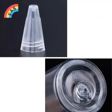 FAS Chai Nhỏ Giọt Bóp Nhựa Trong Suốt 10‑200ml Nắp Vít Mắt, Hộp Đựng Mực Dầu 6