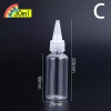 FAS Chai Nhỏ Giọt Bóp Nhựa Trong Suốt 10‑200ml Nắp Vít Mắt, Hộp Đựng Mực Dầu 17