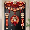 Fashyuner Trang Trí Năm - Tua Rua Treo Không Dệt, Nhãn Dán Lintel Nhân Vật Trung Quốc, Cờ Rèm Cửa Nhiều Màu, 101.200₫ 6