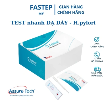 Fastep HP Bộ Que Test H. pylori Dạ dày – Chính hãng, Dễ dùng tại nhà, 30.748 VND Fastep HP Bộ Que Test H. pylori Dạ dày – Chính hãng, Dễ dùng tại nhà, 30.748 VND