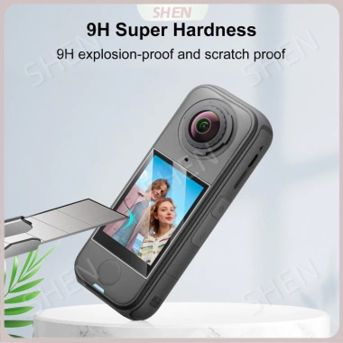 Fat Niu PULUZ cho Insta360 X4 – Đệm giảm rung, bảo vệ 360° HD, phụ kiện phim
