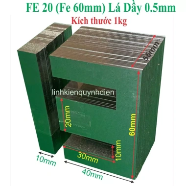 Fe Silic EI 1kg làm biến áp 220V - Linh kiện điện tử Quỳnh Diễn giá ưu đãi