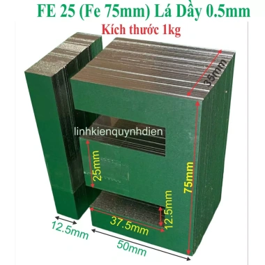 Fe Silic EI 1kg làm biến áp 220V - Linh kiện điện tử Quỳnh Diễn giá ưu đãi