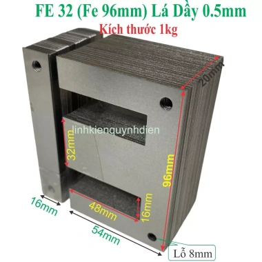 Fe Silic EI 1kg làm biến áp 220V - Linh kiện điện tử Quỳnh Diễn giá ưu đãi 6 Fe Silic EI 1kg làm biến áp 220V - Linh kiện điện tử Quỳnh Diễn giá ưu đãi 6