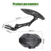 FENDER KUNHEV Chắn bùn bánh sau sợi Carbon điều chỉnh, lắp đặt nhanh - Bảo vệ xe máy & xe điện 2