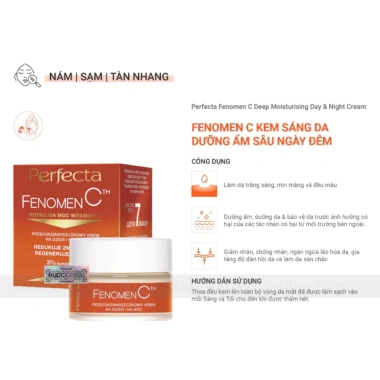 Fenomen C Kem Dưỡng Ẩm Sâu Day Night 50ml - Sáng Da, Trẻ Hồng, Giá ưu đãi 617.500