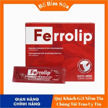 Ferrolip Sắt Hữu Cơ Liposome - Bổ Sung Sắt An Toàn Mẹ Bầu Phụ Nữ Mang Thai, Giảm Giá 20% - 335.000₫ 16 Ferrolip Sắt Hữu Cơ Liposome - Bổ Sung Sắt An Toàn Mẹ Bầu Phụ Nữ Mang Thai, Giảm Giá 20% - 335.000₫ 16