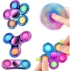 Fidget Spinner Cầu Vồng - Giảm Căng Thẳng, Đồ Chơi Tay Cho Trẻ và Người Lớn