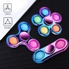 Fidget Spinner Cầu Vồng - Giảm Căng Thẳng, Đồ Chơi Tay Cho Trẻ và Người Lớn 3