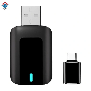 Figatia Bộ chuyển đổi 2 trong 1 có dây sang không dây tự động kết nối gọn nhẹ USB Type C giảm giá 23%