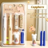 FIGHTINPC Bộ 2 bút máy Kawaii Capybara xóa được - Mực xanh Gel, giá chỉ 62.370₫ 9