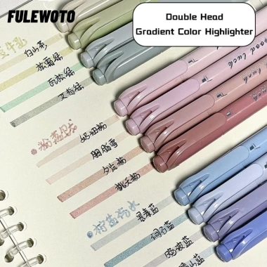 FILEWOTO Bút highlight hai đầu 4 màu Gradient - Bút huỳnh quang chất lượng, giá 48.290₫