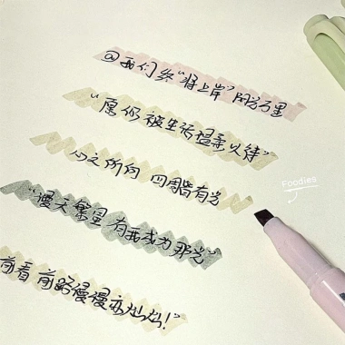 FILEWOTO Bút highlight hai đầu 4 màu Gradient - Bút huỳnh quang chất lượng, giá 48.290₫