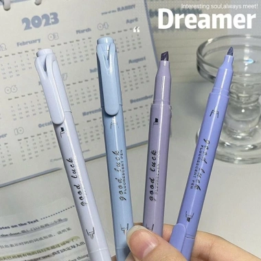 FILEWOTO Bút highlight hai đầu 4 màu Gradient - Bút huỳnh quang chất lượng, giá 48.290₫