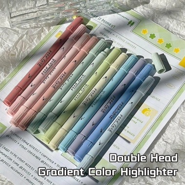 FILEWOTO Bút highlight hai đầu 4 màu Gradient - Bút huỳnh quang chất lượng, giá 48.290₫