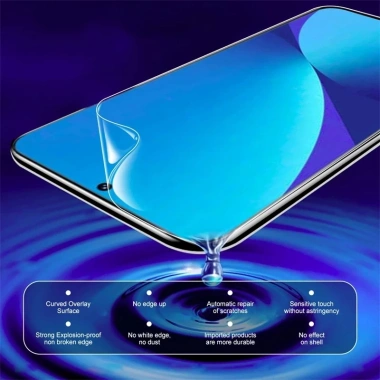 Film Cường Lực 3 Cái 5.000D HD Clear Matte Soft Hydrogel Cho Samsung S25 S24 S23 Ultra, Chống Dấu Ngón Tay, Bảo Vệ Edge 4