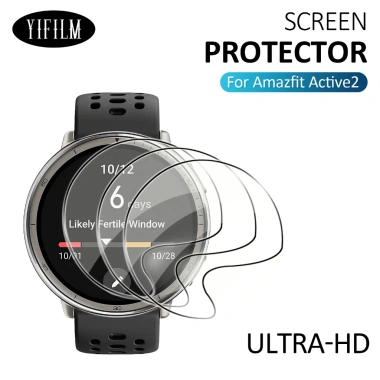 Film Hydrogel HD Clear cho Amazfit Active 2 - Bảo Vệ Màn Hình, Chống Trầy Xước, Gói 2-5 Chiếc, 42.632₫
