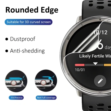 Film Hydrogel HD Clear cho Amazfit Active 2 - Bảo Vệ Màn Hình, Chống Trầy Xước, Gói 2-5 Chiếc, 42.632₫