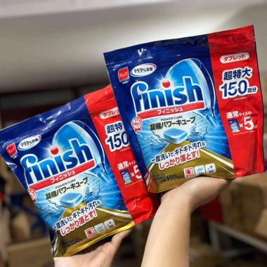 Finish Power Cube 150 viên - Viên rửa chén bát nội địa Nhật Bản, ưu đãi 205.860 6