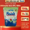 FINISH Ultimate Eco 0% – Túi 45/100 Viên All‑in‑1 Powerball 14 tính năng, không mùi, giảm còn 241.000₫