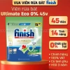 FINISH Ultimate Eco 0% – Túi 45/100 Viên All‑in‑1 Powerball 14 tính năng, không mùi, giảm còn 241.000₫ 9