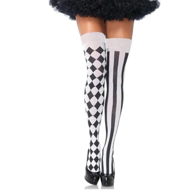 Fl Halloween Chú Hề Vớ Sọc In Đầu Gối Dài – Đồ Cosplay Tiệc Halloween Giá Ưu Đãi 72.177₫ 3