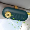 Flameer1 Hộp đựng kính râm ô tô – Lồng lưu trữ kính mắt kẹp trên, bảo vệ tối ưu 9