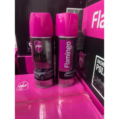 Flamingo F012 Dung dịch làm sạch 450ml - Vệ sinh nhựa đường, băng dính, an toàn sơn xe, giá 90.000₫