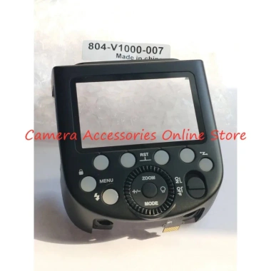 Flash Godox V1 Speedlite – Phía sau, chế độ chọn nút, bánh xe chìa khóa, không LCD