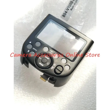 Flash Godox V1 Speedlite – Phía sau, chế độ chọn nút, bánh xe chìa khóa, không LCD