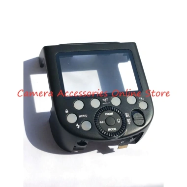 Flash Godox V1 Speedlite – Phía sau, chế độ chọn nút, bánh xe chìa khóa, không LCD